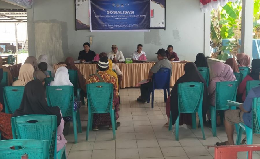 Teguh Iswara Realisasikan Progam Bedah Rumah untuk 64 Keluarga di Barru Sulsel